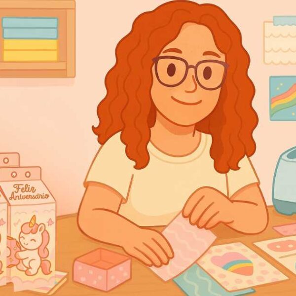 papelaria personalizada na prática (kit festa unicórnio)